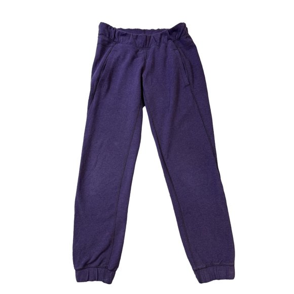 Lululemon Women's Jogger Sweatpants Dark Plum Purple Pockets Sz 4 - Picture 1 of 12